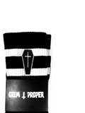 COFFIN EMBROIDERED CREW SOCKS