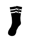 COFFIN EMBROIDERED CREW SOCKS